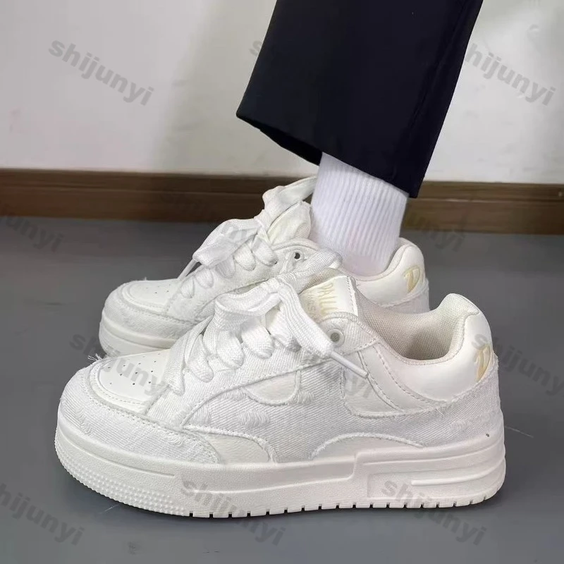 Men's Hard Wearing Platform Sneakers Increased Internal 2026 New Summer Non Slip Running Shoes Woman Breathable Casual Shoes