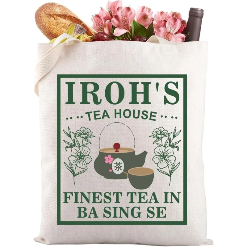 Tea Theme Tote Bag Jasminee Dragon Cartoon Movie Fan Gift Themed Shopping Bag Large Capacity Handbag Travel Bags Fans Gifts