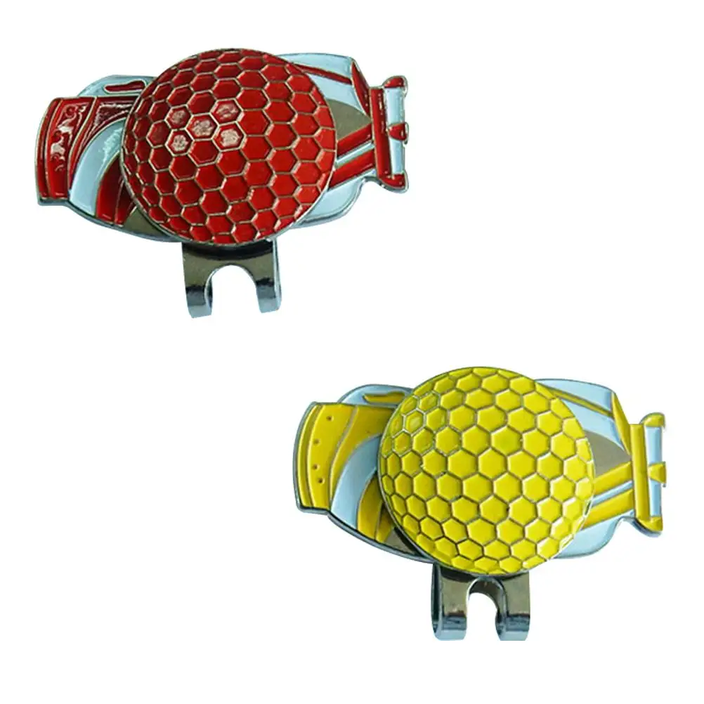 

2 Pcs Golf Accessories for Men Ball Marking Tool Golfball Marker Hat Clip Markers