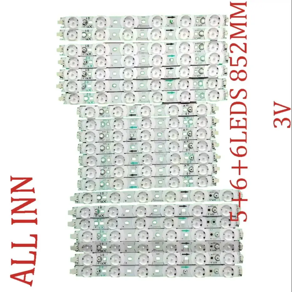 

LED Backlight Strip 17 lamp For 40"TV LCD-40LX710A A705WJ-01 A706WJ-01 A665WJ-9X A666WJ-9X 40PFL6655D 40PFL5605 40PFL5605H/12