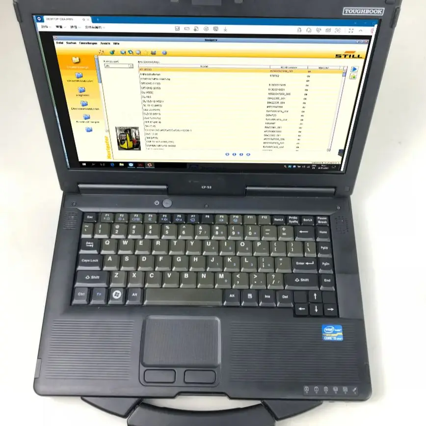 

car truck excavator forklift rugged toughbook toughpad used for OBD diagnostic tool best quality ram cpu ssd laptop pc
