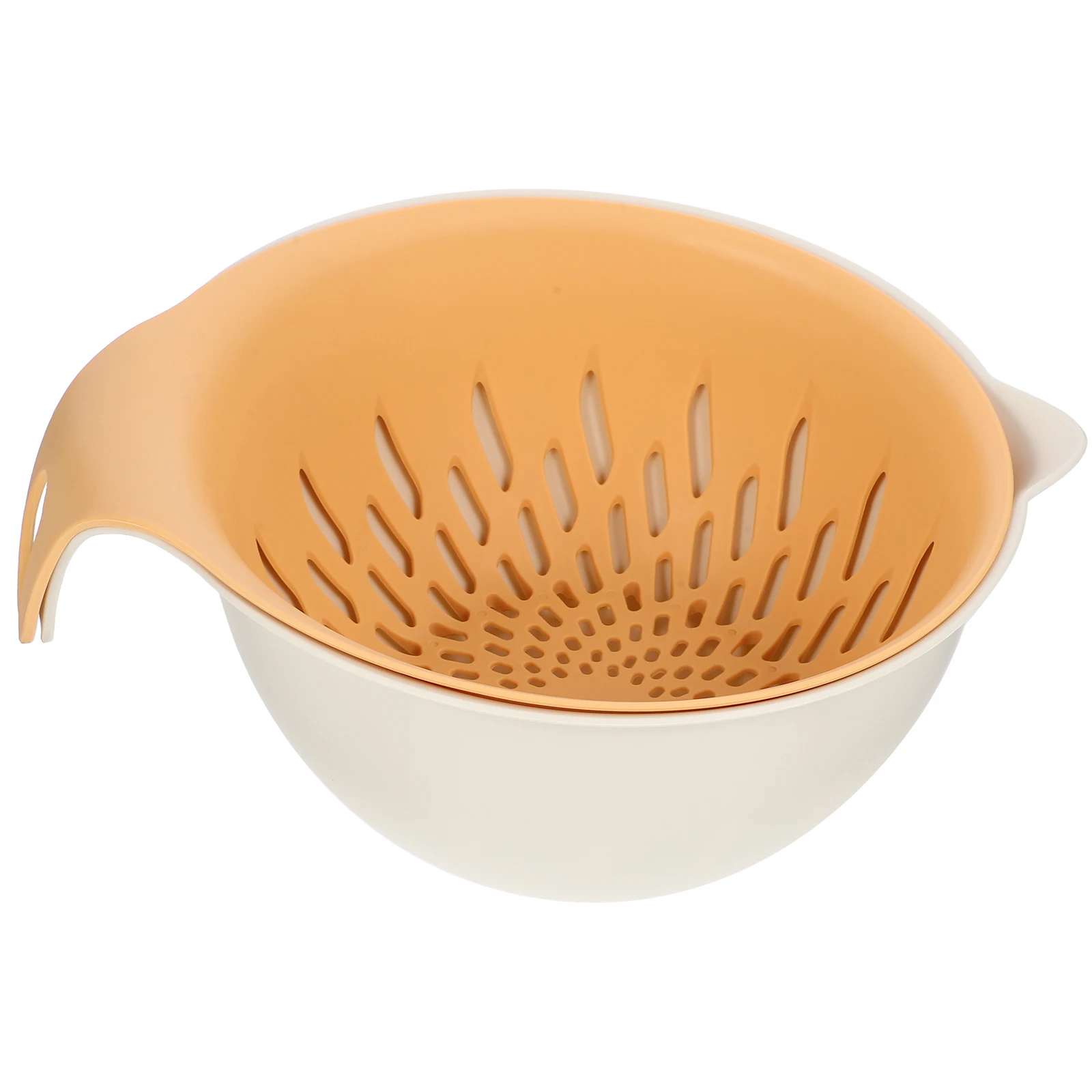 

Double Layer Washing Basket Yellow Small Multi Function Storage Basket Kitchen Drain Fruit Strainer Reusable Storage