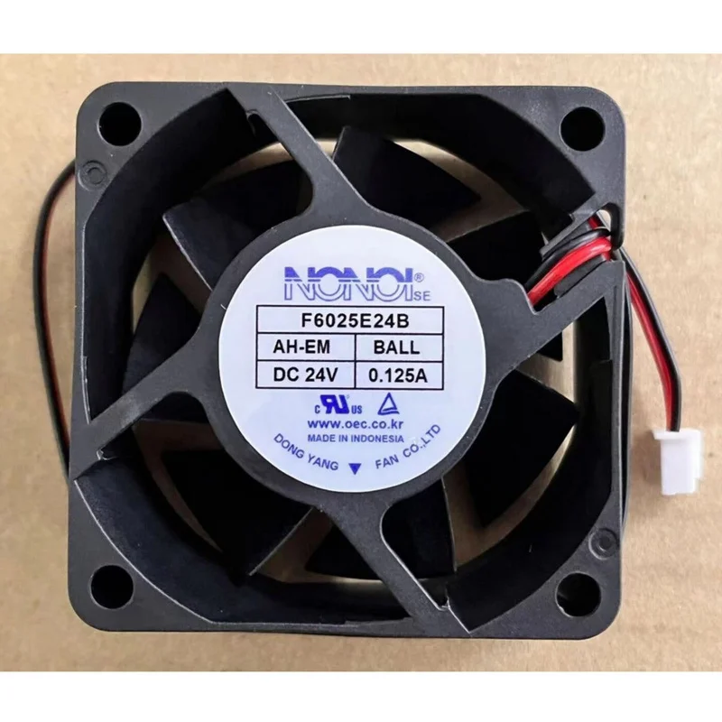 

M New NONOISE F6025E24B 24V 0.125A 2-wire inverter Cooling fan#QW