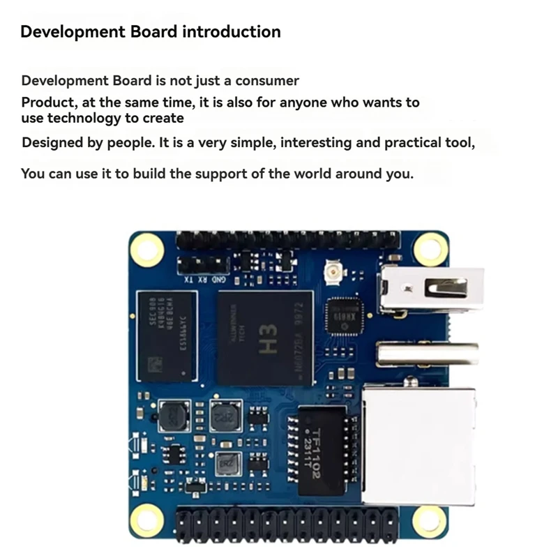 H3 Zero Wukongpi Development Board Module 256MB/512MB Single Board Computer Linux Development Quad Core Open Source