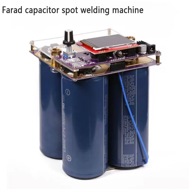 

High Power Spot Welder Hot Lithium Battery Spot Welder Farad Capacitor Butt Welder Household Welding Double Pulse Adjustable