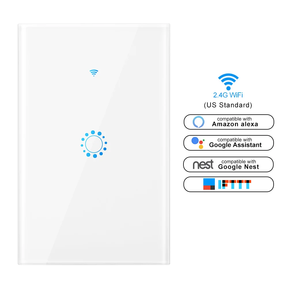 1gang mini smart switch wifi smart switch wifi interruptor inteligente tuya support ios  Andriod os work with alexa amazon echo