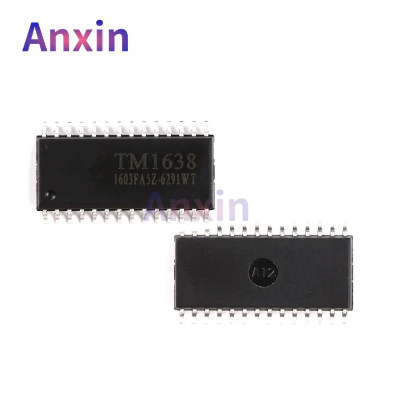 

10PCS TM1638 SOP-28 SMD With Keyboard Scanning Interface LED Display Driver Control IC