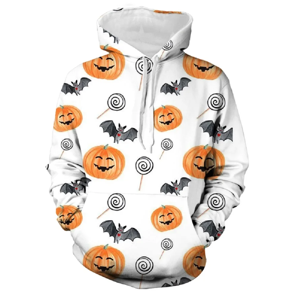 2025 Halloween Collection Hoodie Men's Fall Long Sleeve Disney Brand Stitch and Mickey Anime 3D Printed Casual Sweatshirt Y2K