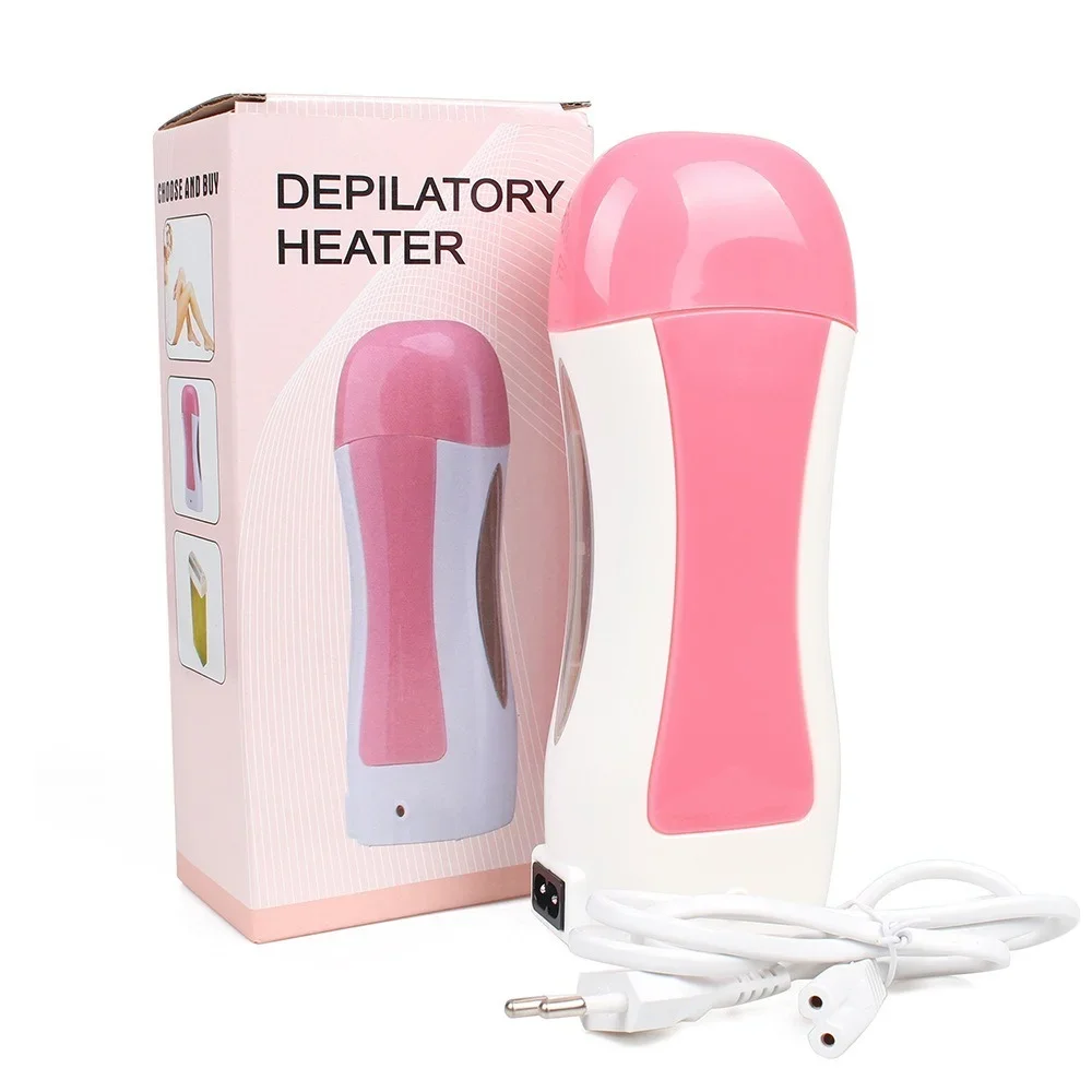 Handheld Electric Hair Removal Wax-melt Machine Heater Portable Epilator Roll on Wax Depilatory Heater Skin Care Tools EU Plug