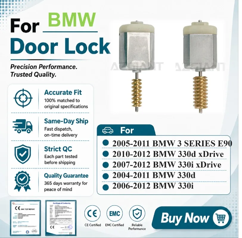 

1PC 51217202143 for Bmw Accessories Door Lock Repair 3 SERIES E90 E91 325d 325i XDrive Center Locking Motor Actuato 12V