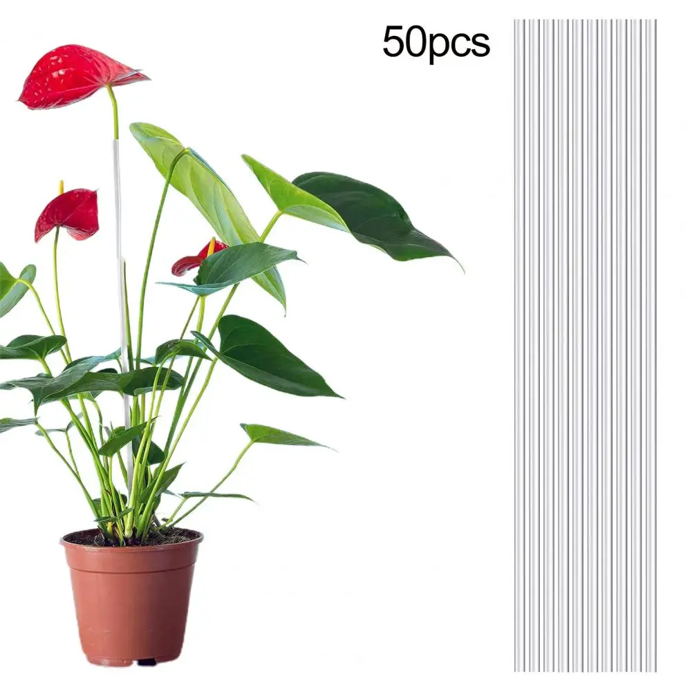 

Garden Acrylic Sticks Durable Plant Support Sticks Flexible Acrylic Plant Stakes Enhance Growth Support Strengthen for Indoor