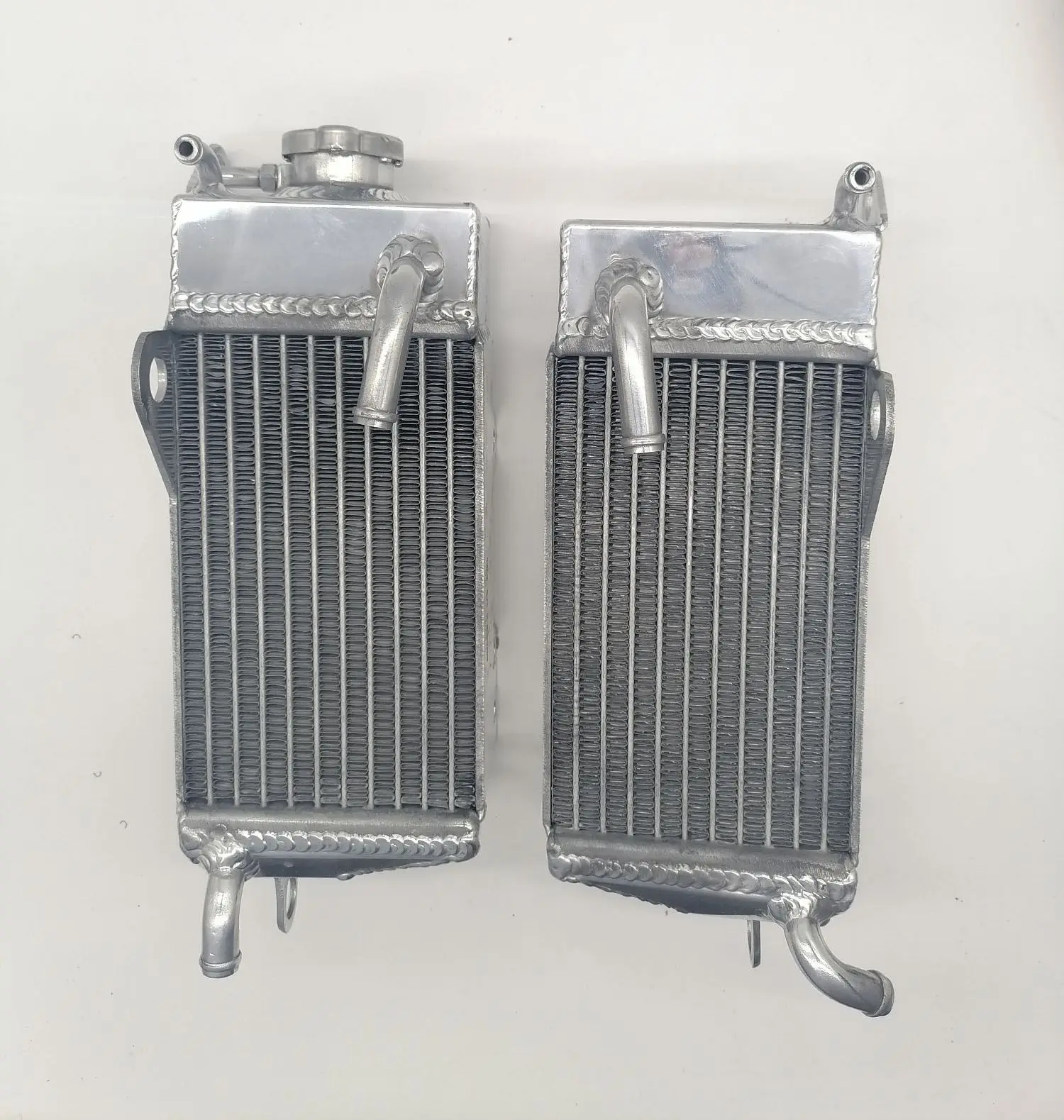 For 1984 Honda CR125R CR250R CR 125 250 R Aluminum Radiator Cooler Cooling Coolant