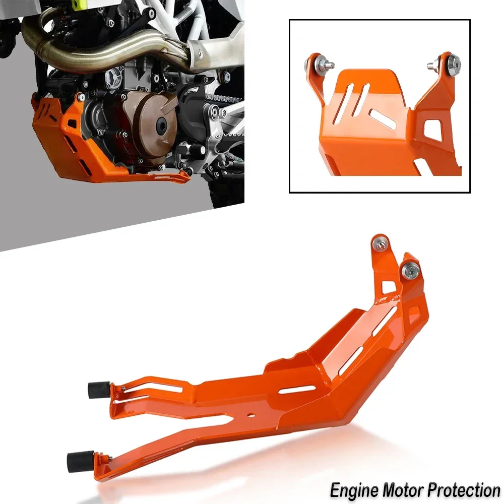 For 690 SMC Enduro 690SMC 690Enduro 2008-2016 2015 2014 2013 2012 2011 Skid Plate Splash Chassis Guard Engine Motor Protection