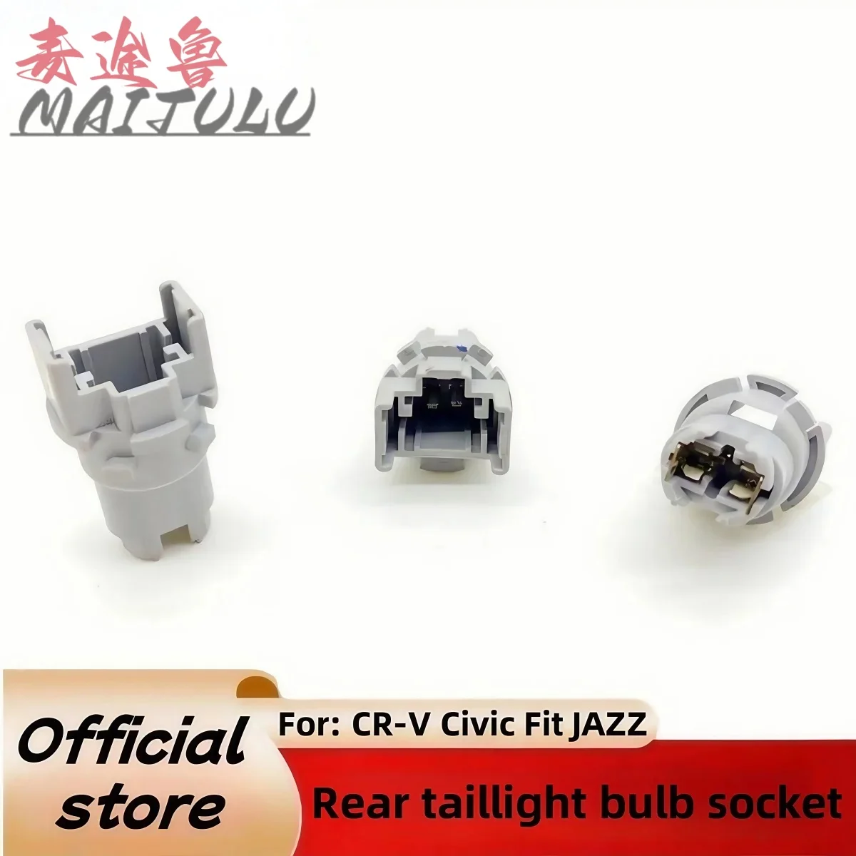 

1Pcs 33513S84A01 For Honda Civic Fit Acura Car Light T10 W5W Bulb Lamp Holder Socket 2Pin Accessories