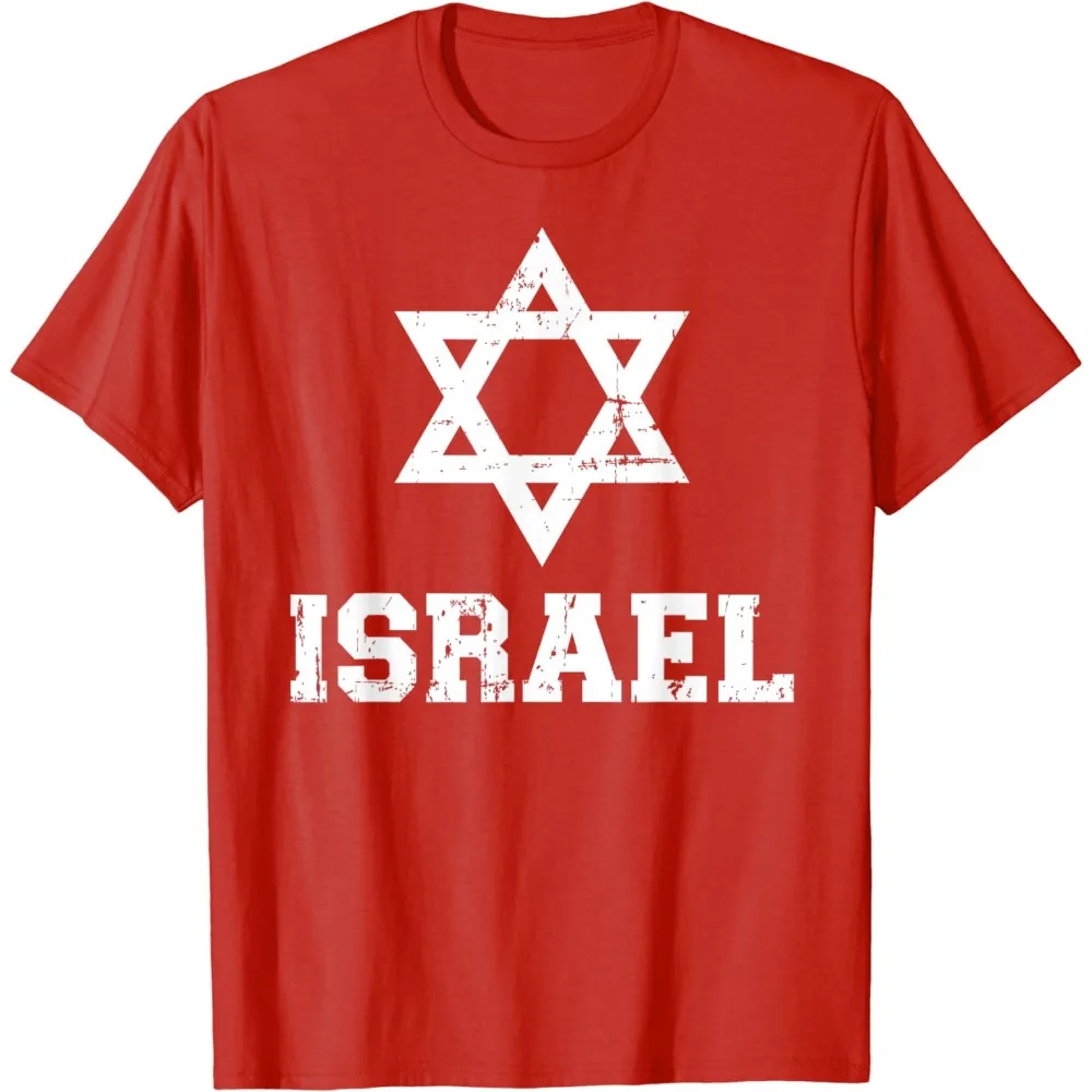 Israël David Ster Militaire Ondersteuning Gift Unisex T-shirt Hoge kwaliteit katoenen T-shirt Ropa Hombre Zomer Mannen Tops Eenvoudige kleding