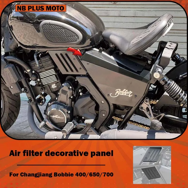 【Premium】For transparent air filter decorative side covers, and other decorative side panels of Changjiang Bobbie 400/650/700 mo