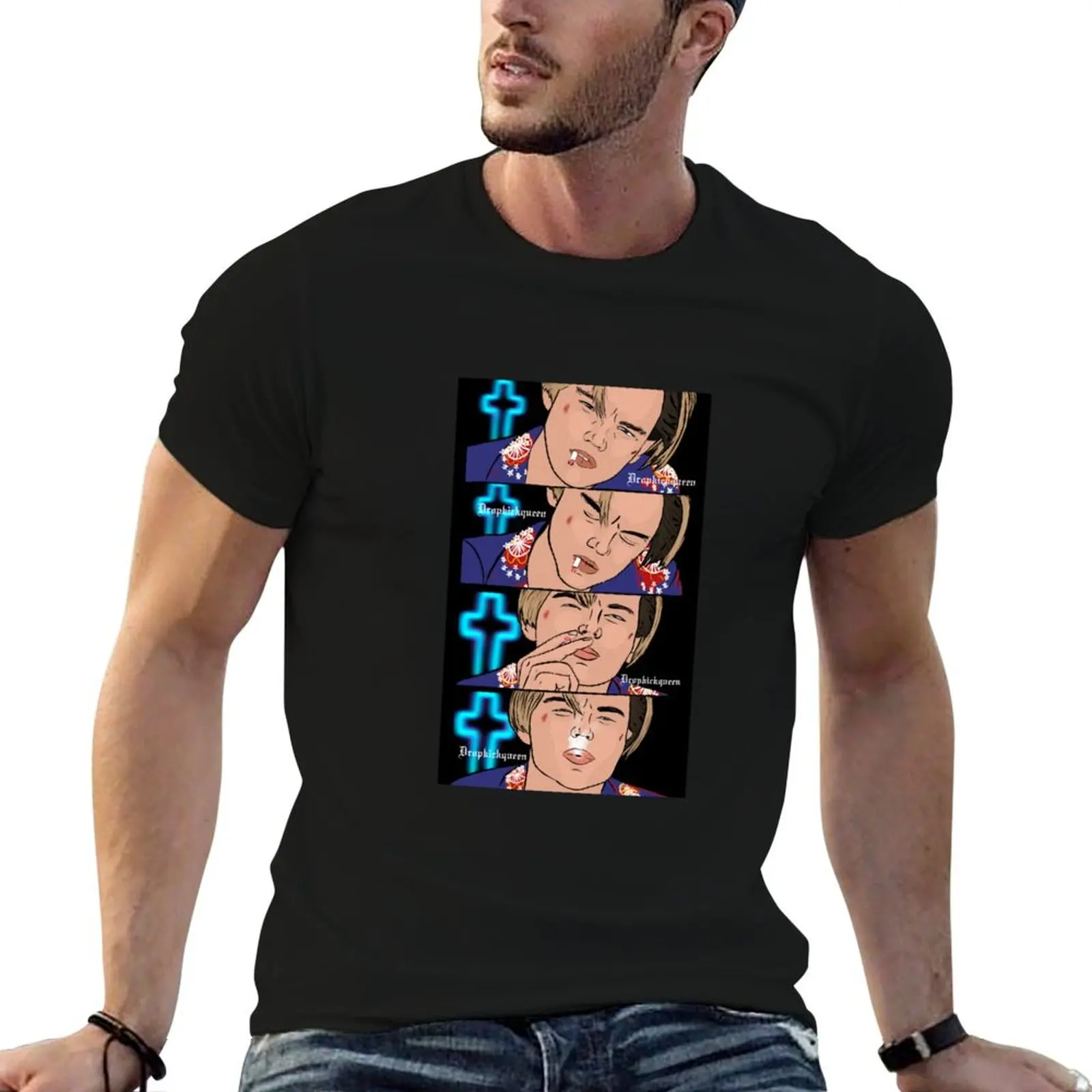 

Romeo Montague T-Shirt tops cotton graphic tees anime mens tall t shirts