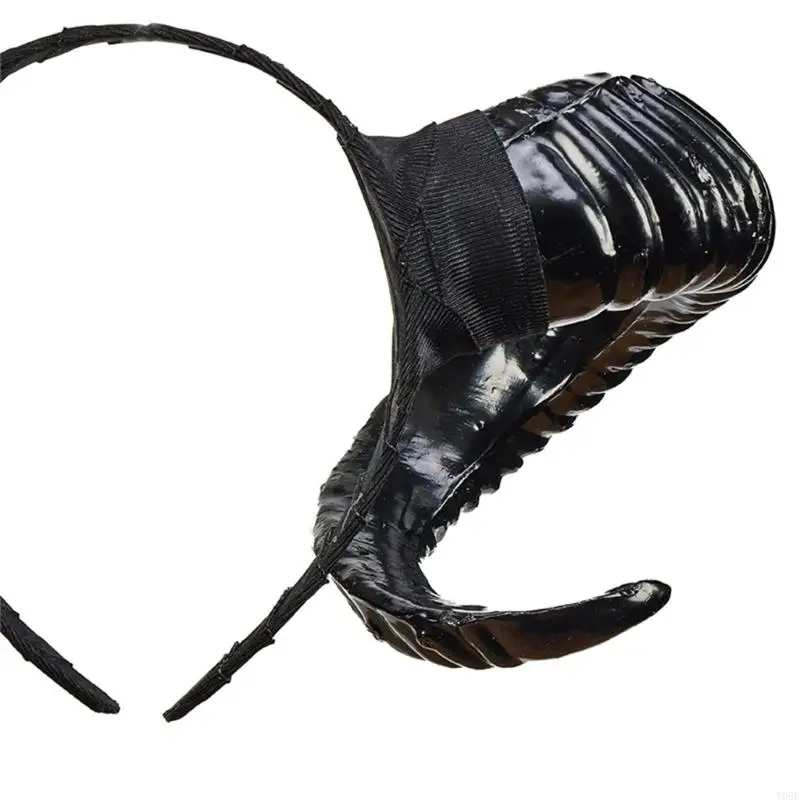 Elegantes Harz-Horn-Stirnband für Frauen und Mädchen, leichtes, bequemes Haar-Accessoire für den täglichen Gebrauch und Partys – Detail 7
