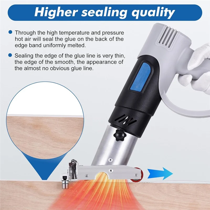 

Edge Banding Machine Hot Air Edge Banding Machine Portable Edge Banding Machine Track Guided US Plug-A98U