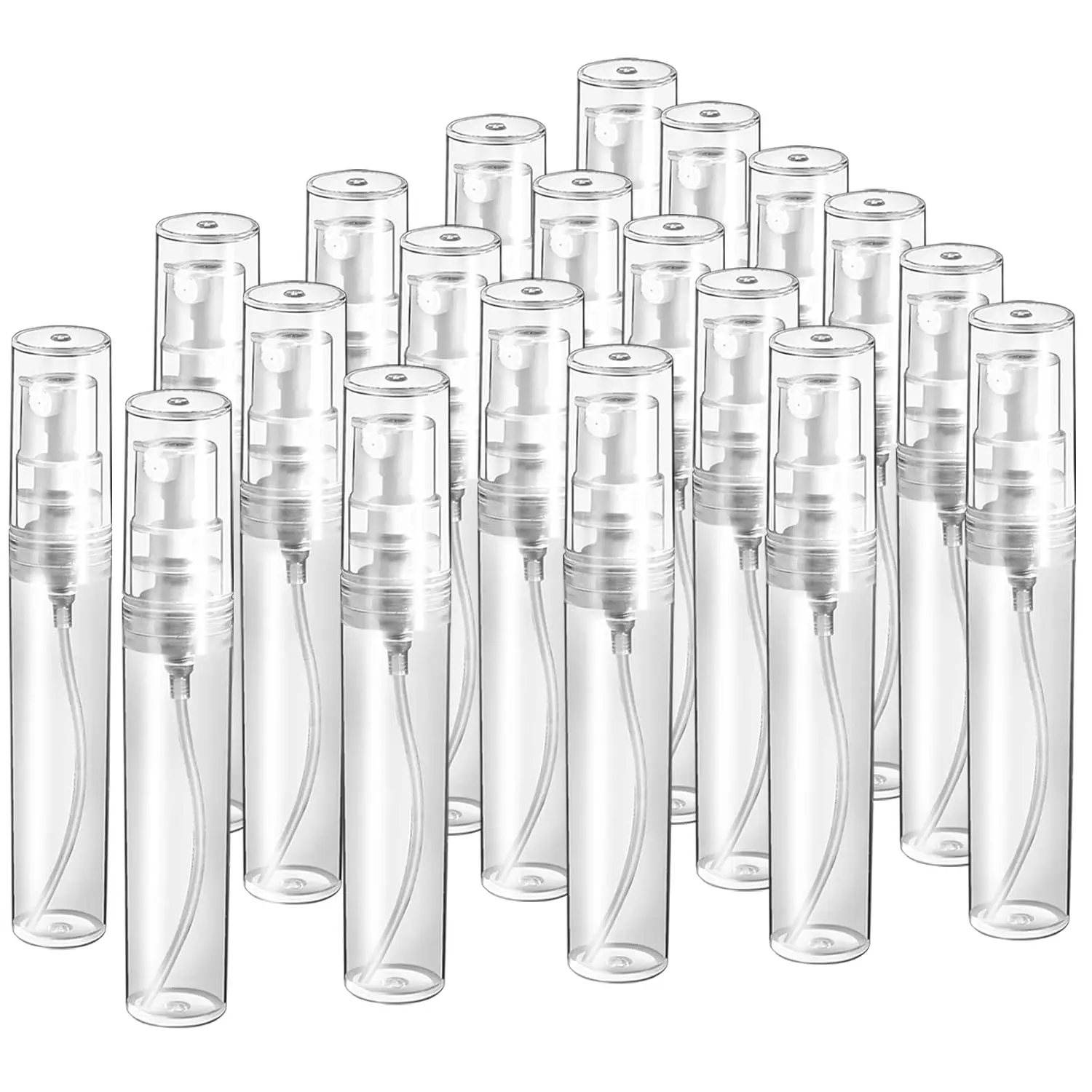 10/20/50 Stück leere Mini-Parfümprobenflaschen aus Glas, kleine Sprühflasche, feiner Nebel, tragbare Parfüm-Reiseflasche, nachfüllbar – Detail 11