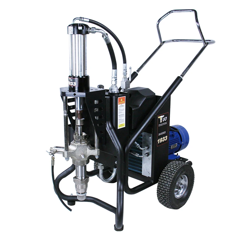 Polyurethane/polyurea JS/waterproof solvent-based asphalt thick fireproof spraying machine