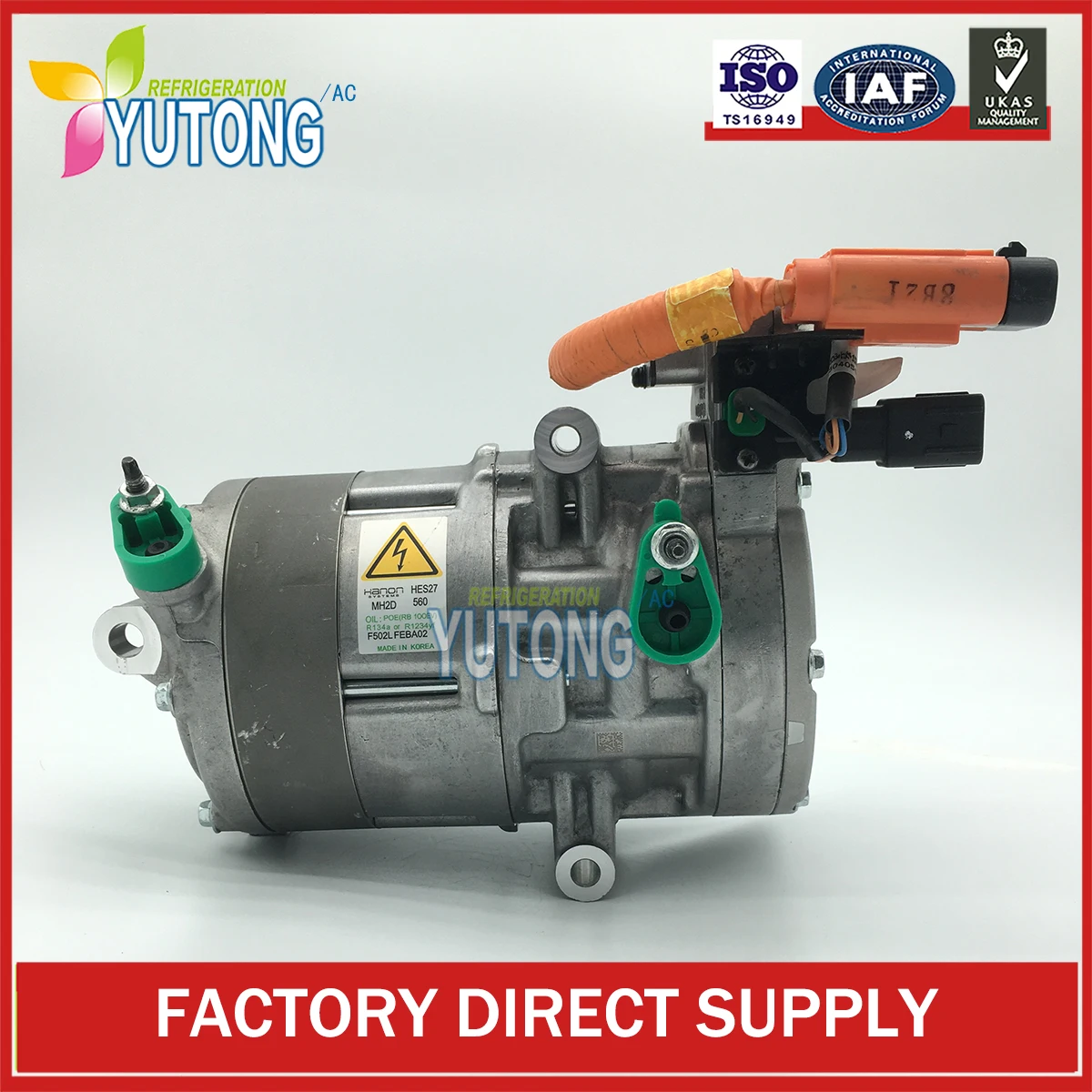 HES27 Hybrid Compressor for Kia Optima Hybrid 2.0/Hyundai Sonata Sedan 4-Door 2.0/ F502LFEBA01/ F502LFEBA02/ F502LFEBA03/ F502TK