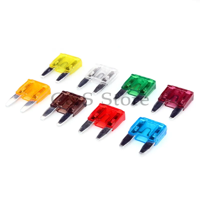 10PCS ZINC blade auto fuse ATC fuse,automotive small blade fuse 1A 2A 3A 5A 7.5A 10A 15A 20A 25A 30A 35A 40A