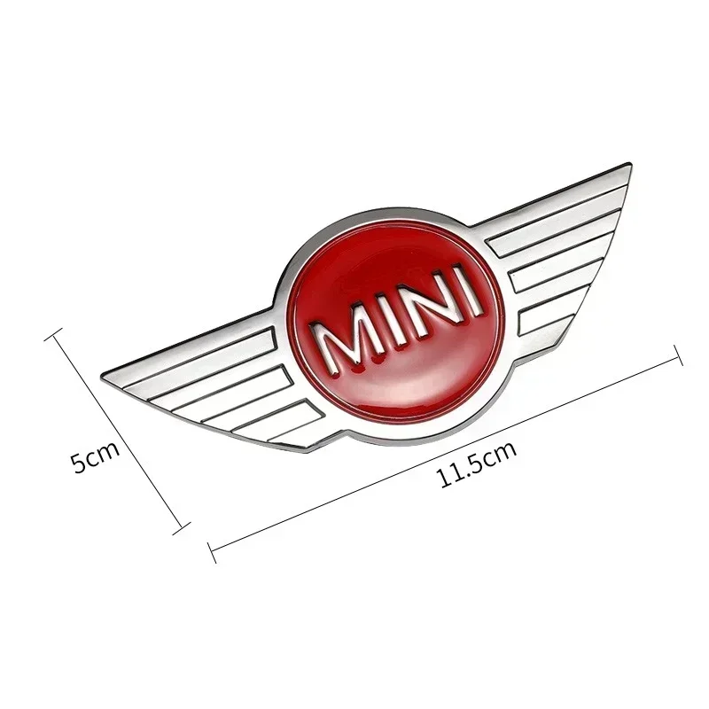 Metal Car Body Sticker Logo Rear Emblem Decal Accessories For Mini Cooper Countryman Clubman JCW F55 F56 R55 R56 R60 F60 Badge