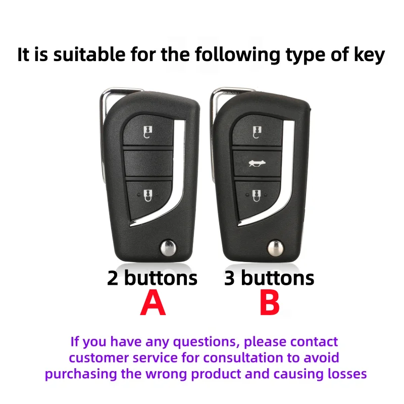 Diamond Car Remote Key Case Cover Protect Shell Fob For Toyota Aygo Yaris Highlander Camry RAV4 Forturner Hilux Auris Corolla Av view 3