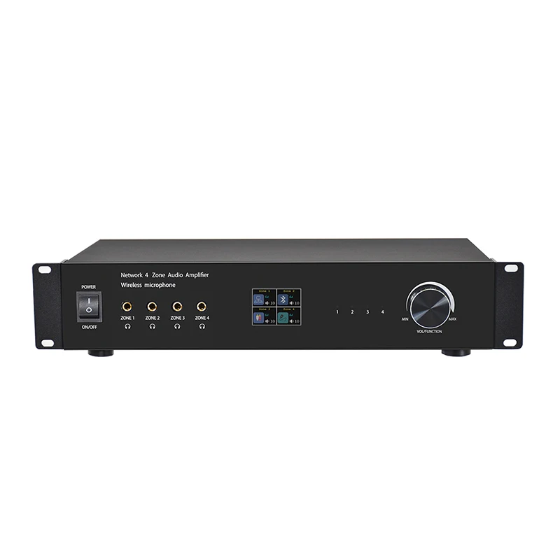 

Cloudecho hotsale 4 zones 16 channels plate amplifier dsp speaker audio system sound professional music amplificador home cinema