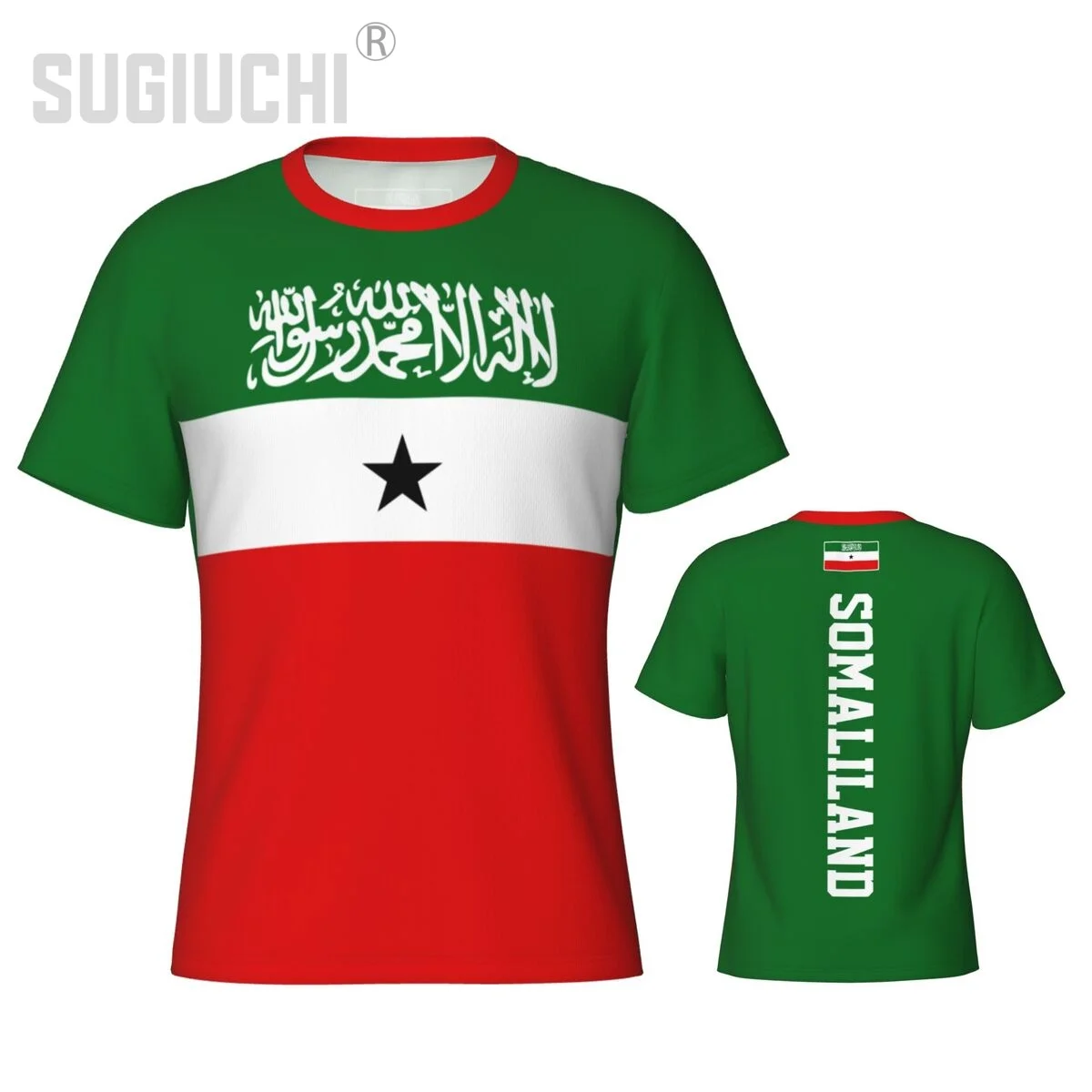 Tight Sports T-shirt Somaliland Flag 3D For Men Women Tees jersey Clothes Soccer Football Fans Gift Patriotic T shirt