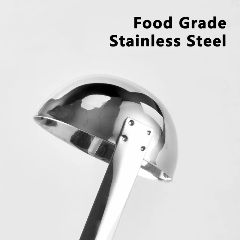 Heavy-Duty Stainless Steel Measuring Ladle 1/2/3oz with Hanging Hook Ounce Scoop Deepened Scoop Kitchen Scoop Kitchen Utensil