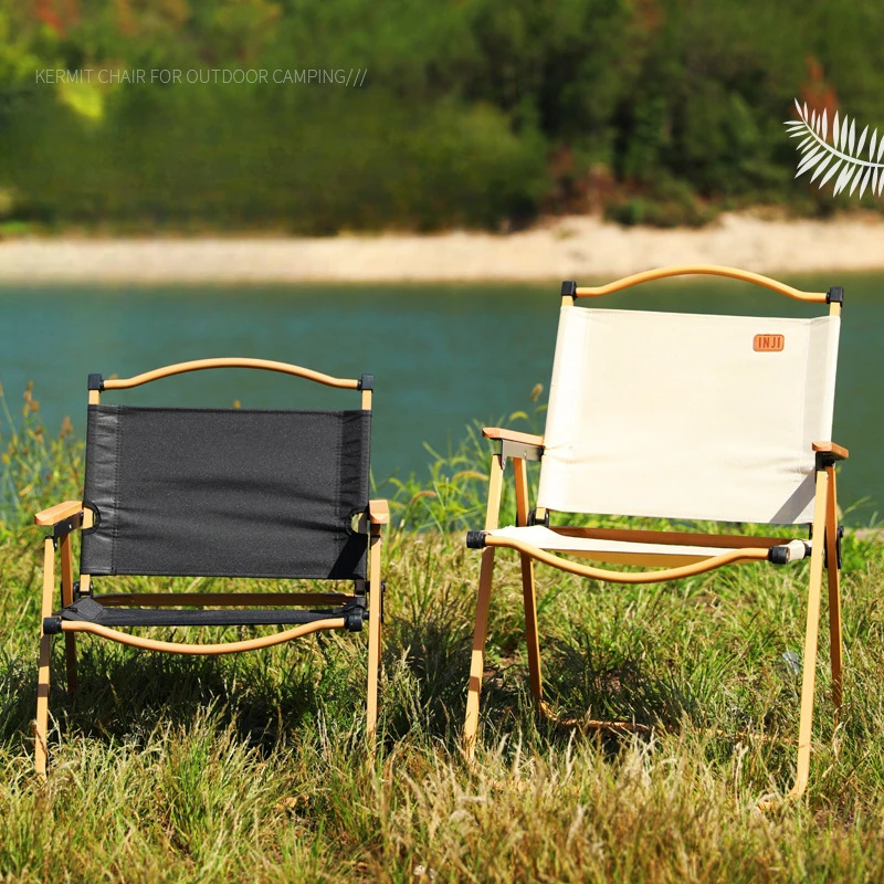 Outdoor Folding Kermit Chair Fishing Recreation Portable Chair Camping Picnic Aluminum Alloy Ultralight Beach Stool