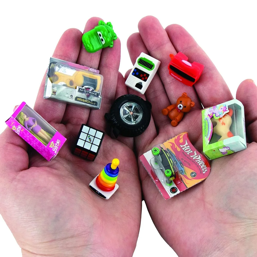 World's Smallest Micro Toy Box Series 1 Mini Collectible 10 Pack, Multi,Miniature blind box