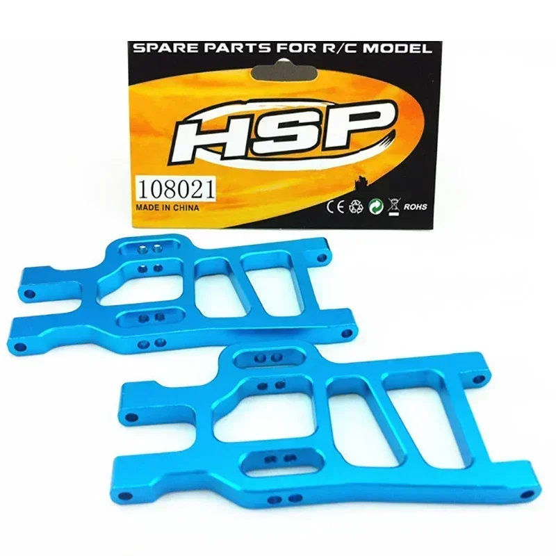 Aluminum Alloy Blue Upgrade Parts Package Truck Blue Parts For HSP RC 1:10 94111 94108 Crawler Car Monster RC Car Accessories