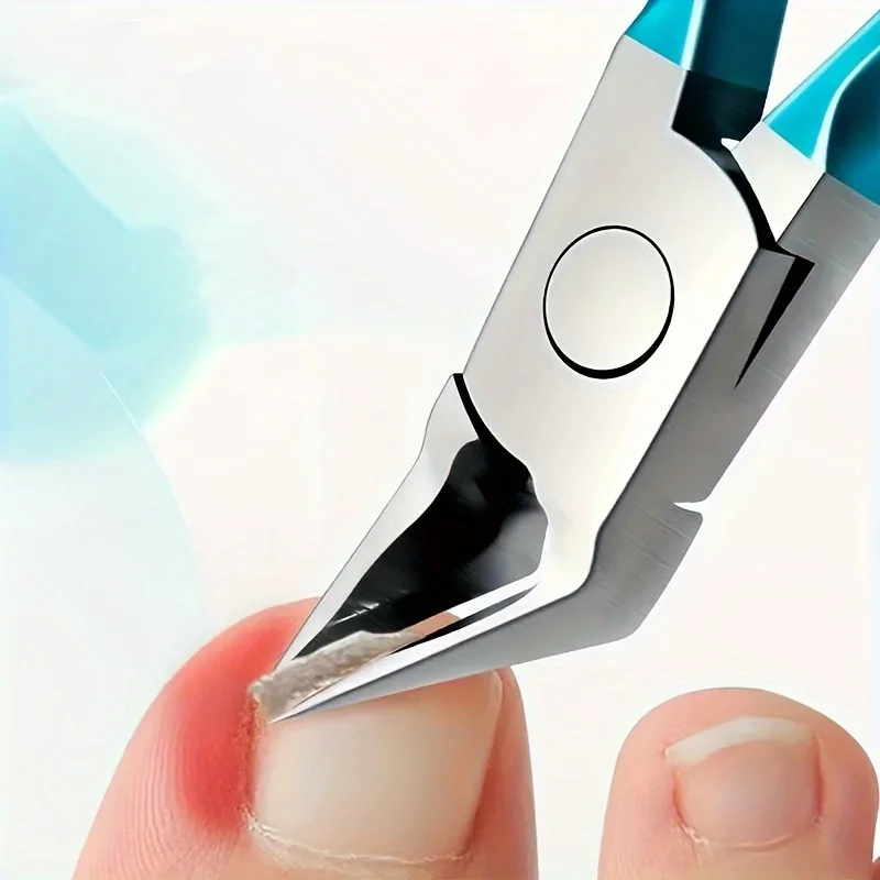 1pcs Ingrown Toenail Clippers Straight Blade Toe Nail Clippers for Thick Nails for Seniors, Stainless Steel Nail Clippers