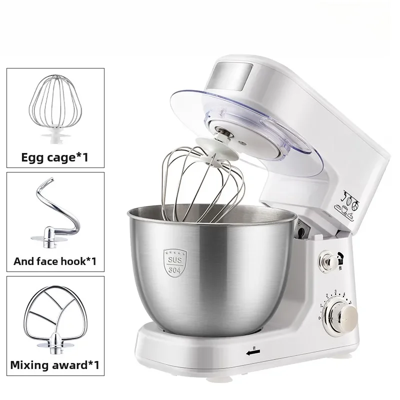 

Electric household dough mixer cream machine whipping and stirring
