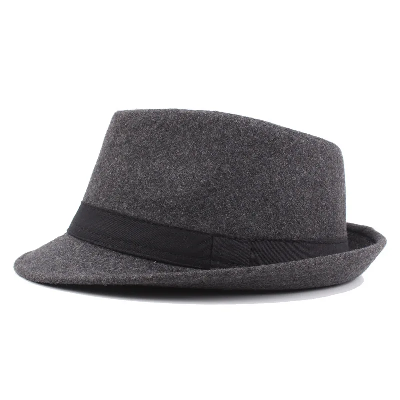 2019 Winter Hat Wide Brim Fedora Jazz Hat Men Outdoor hat Retro Bowler Hats gorro