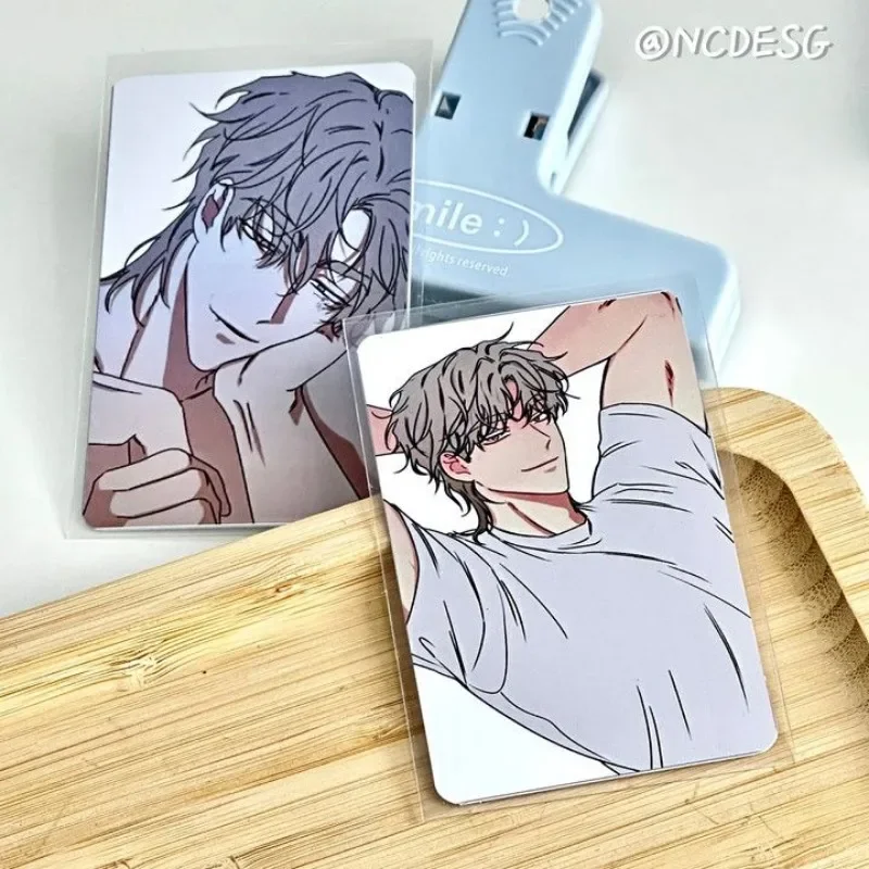 Yeo TaeJu Card Lomo Anime Bookmark Card Division Photocard 3 Inches Student Message Collection Stationery Low Tide in Twilight