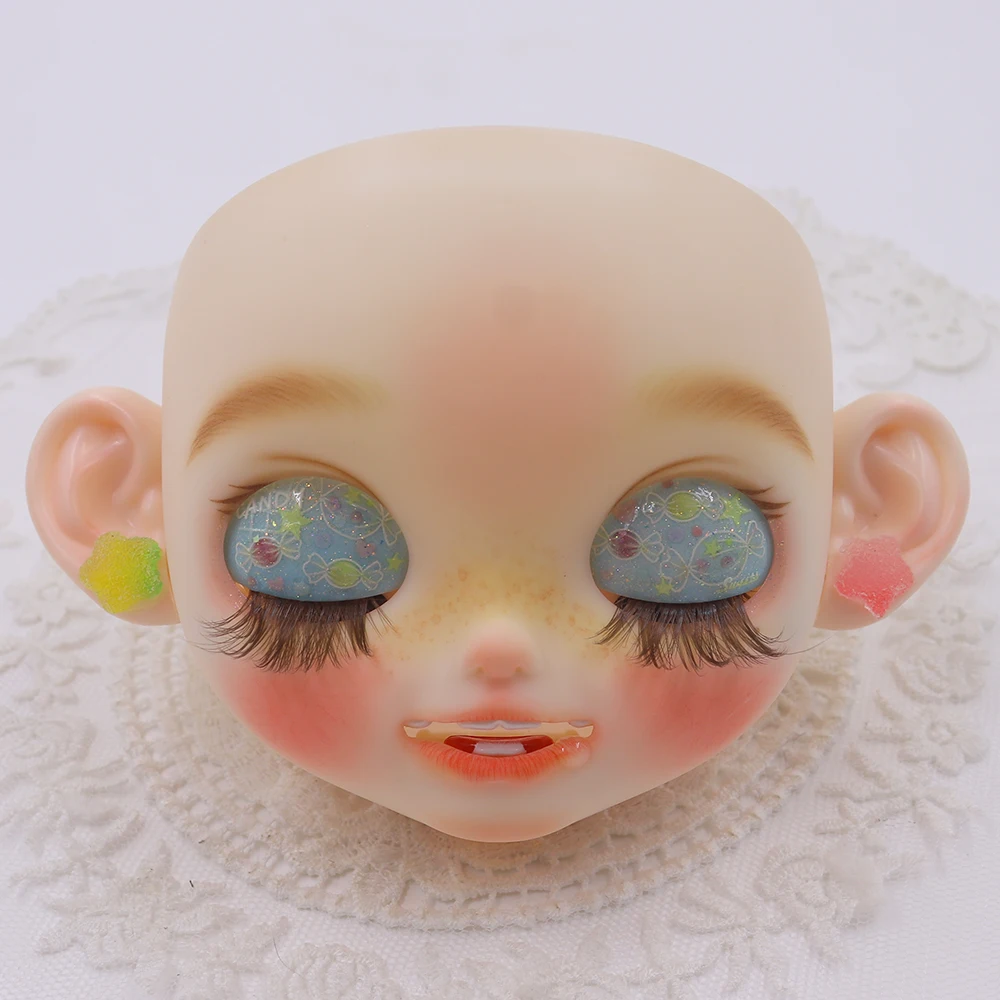 ICY DBS Blythe 1/6 Scale Hand-Painted Exquisite Makeup Deep Sea Series DIY Toy with Screws and Cute Lanyard