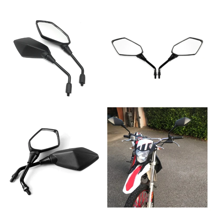 ABS Motorcycle Rear View Mirror 8/10MM Universal Mirror For Suzuki Vstrom 250 650 1000 M109R Intruder 1800 GSXR 1000 Burgman 125