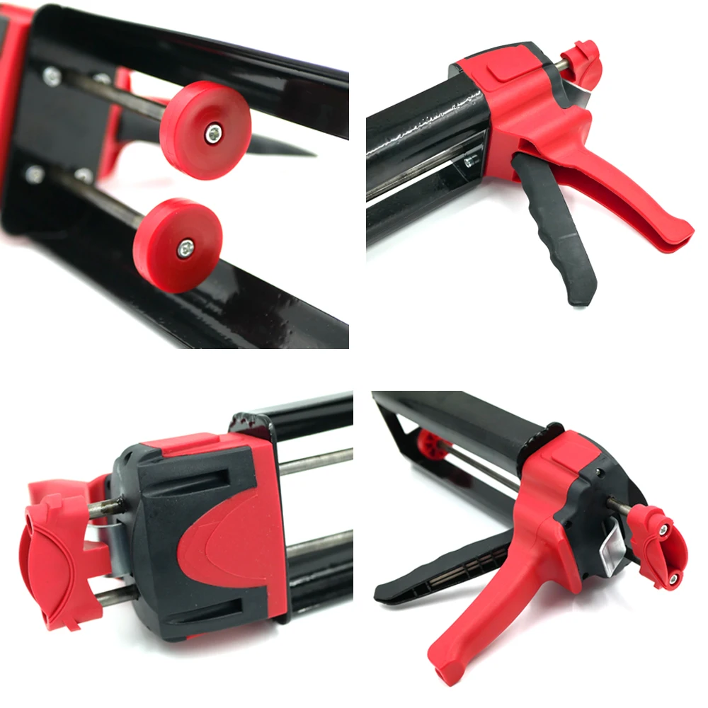 Red Epoxy Gun 400 mL 1:1 Dual Component Applicator Two Component  Caulking Gun for Panel Bond Gun