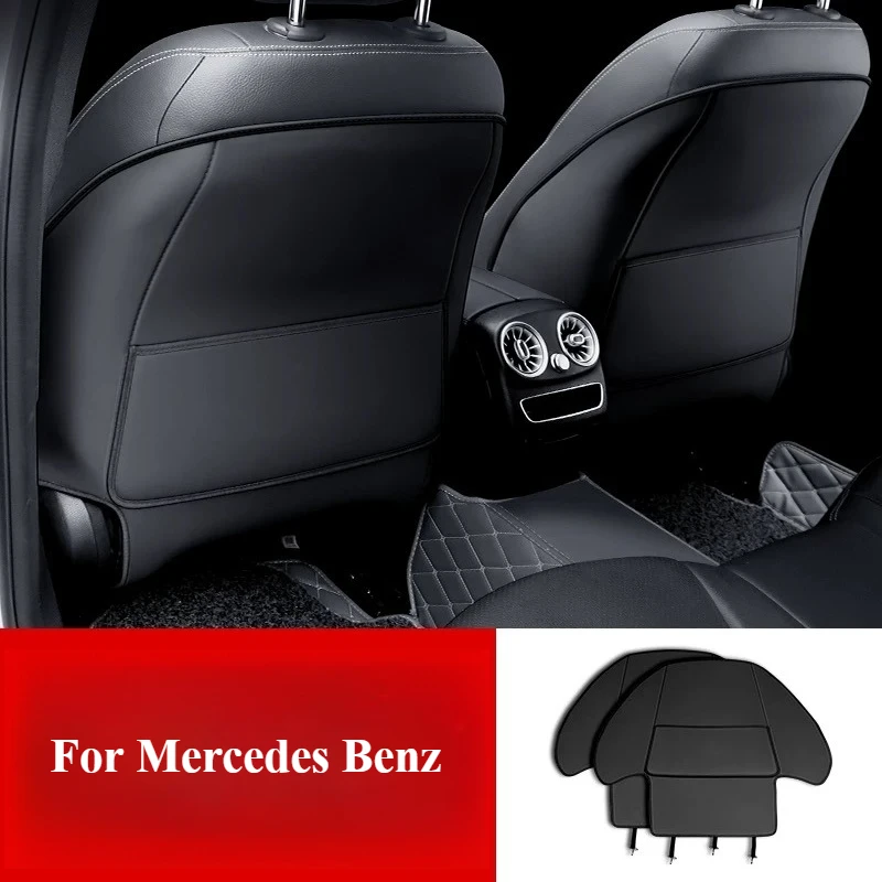For Mercedes Benz A B C E G S Class GLC GLB GLE GLS CLA W213 Seat Rear Protective Anti-Kicking Pad