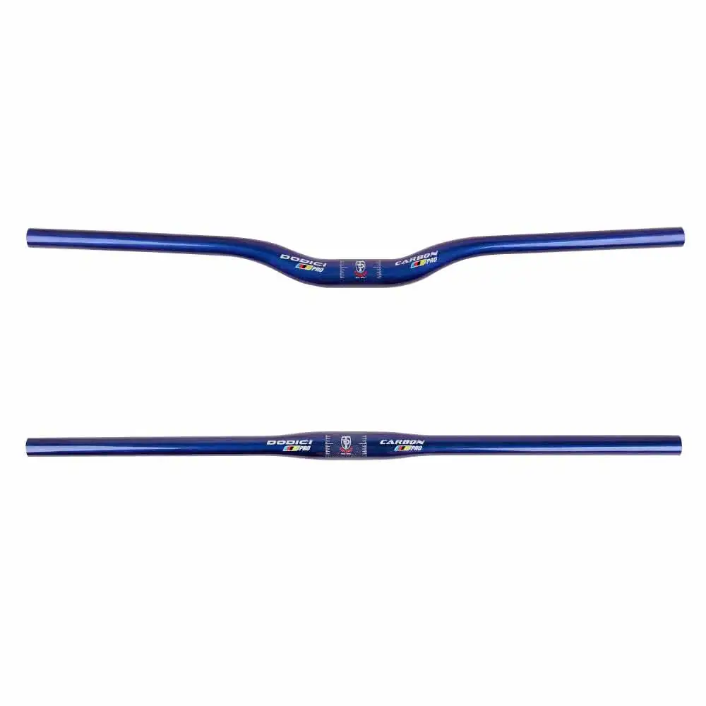 

DODICI Dazzle Blue Carbon Fiber Handlebar MTB Bicycle Handlebars for Stem 31.8mm Bike Bars Parts 580mm - 760mm