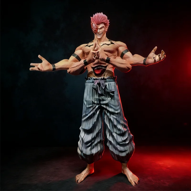 GK Anime Figuur Trendy Speelgoed Jujutsu Kaisen Ryomen Sukuna Pvc Collectible Standbeeld Anime Model Kamer Ornament Kinderen Speelgoed Kerstcadeau