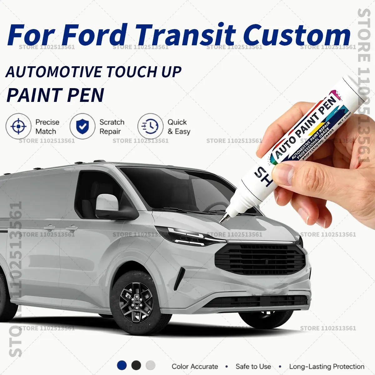Car Paint Touch Up Pen Scratch Repair Remover Auto Body Repair Marker Waterproof Car Paint Repair Tool For Ford Transit Custom