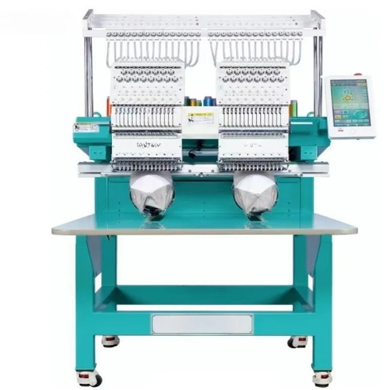 High-speed hat embroidery machine, ready-to-wear baseball cap, multi-functional double-head 12-needle 15-needle