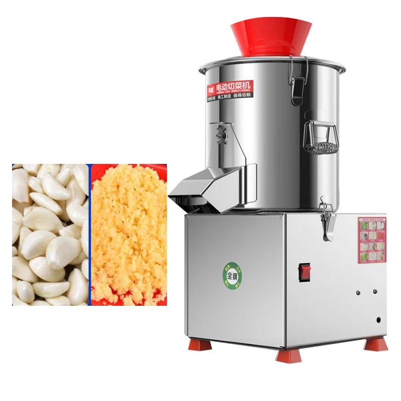 Vegetable Chopping Machine Food Processor Cutting Chili Meat Stuffing Chopper Grinder Stainless Electric Vegetables Pellet Machi