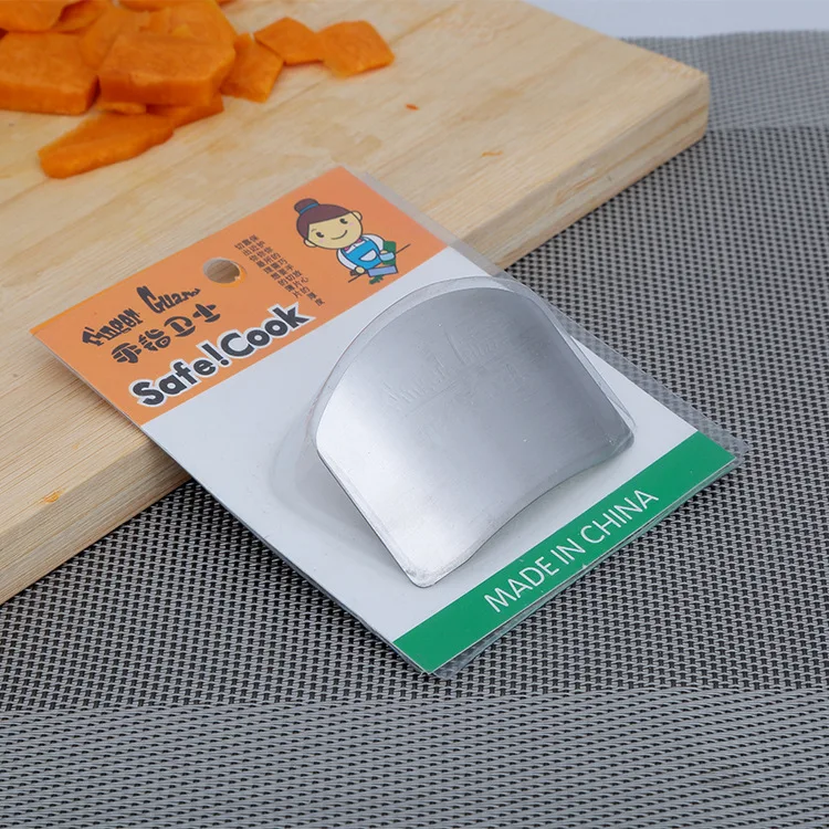 Mini Finger Guard Protect Finger Hand Cut Hand Protector coltello Cut Finger Protection Tool gadget per utensili da cucina in acciaio inossidabile