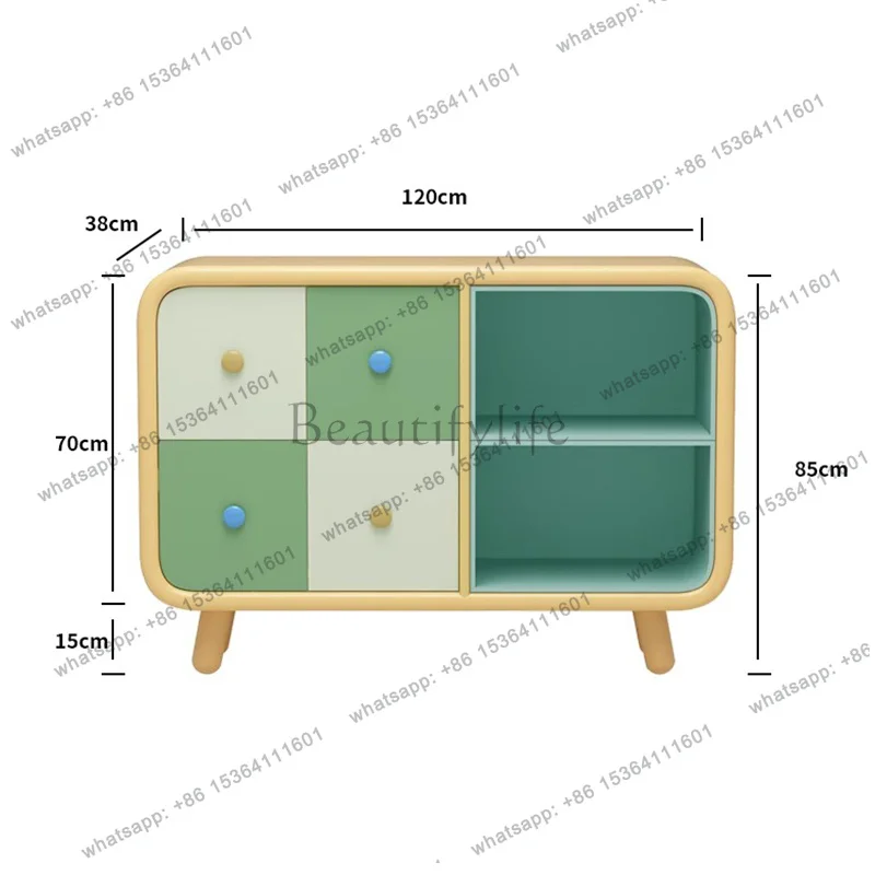 YJ Premium Display Living Room Cabinets Storage Beauty Drawer Trendy Cabinets Aesthetic Design Woonkamer Kasten Furniture